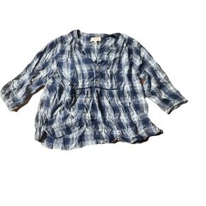 Wrangler Half Button Womens Flannel Size XXL. BR